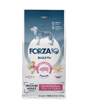 フォルツァ10 DOG デイリープロ アダルトミディアム ポーク 12kg
