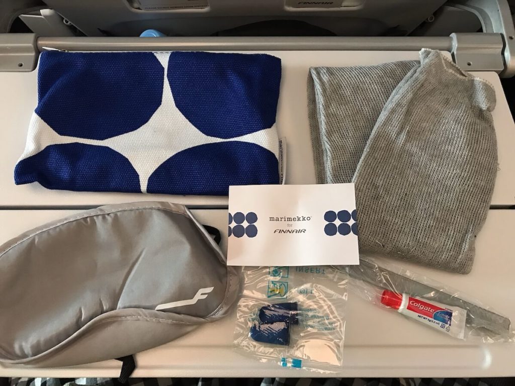 フィンエアー機内アメニティ