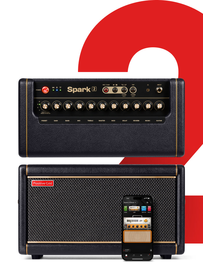 Spark 2 | 50-Watt Smart Guitar Practice Amp & Bluetooth Speaker