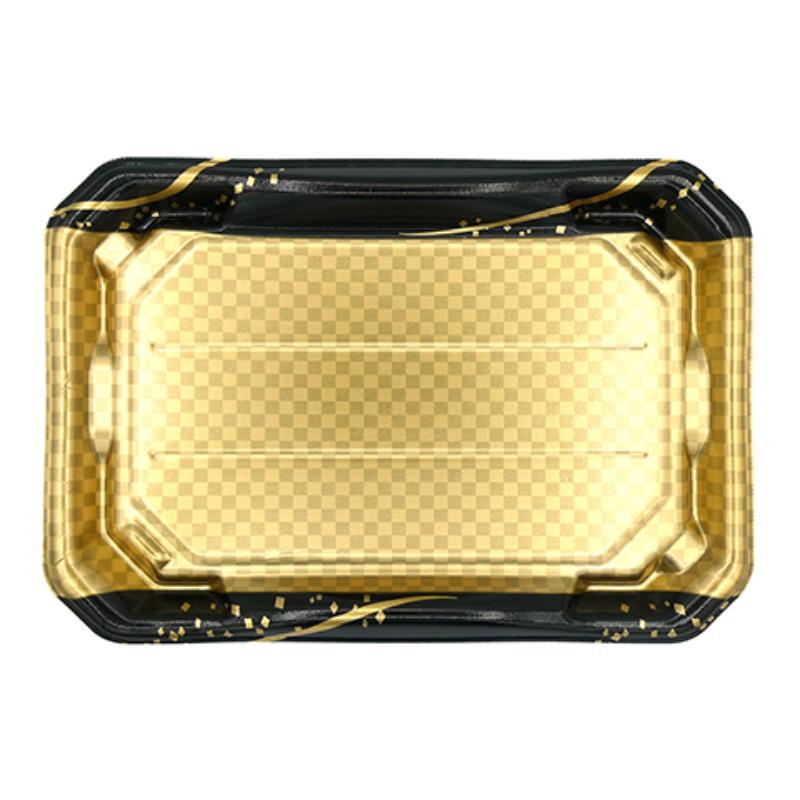 寿司容器 美彩3-6 本体 箔市松金 エフピコ | テイクアウト容器の通販