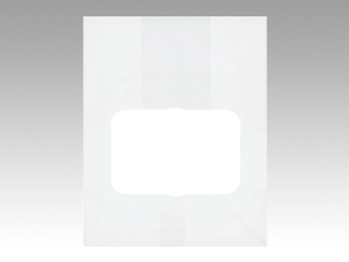 窓付惣菜袋 ルックバッグ No.4S 白無地 福助工業 | テイクアウト容器の