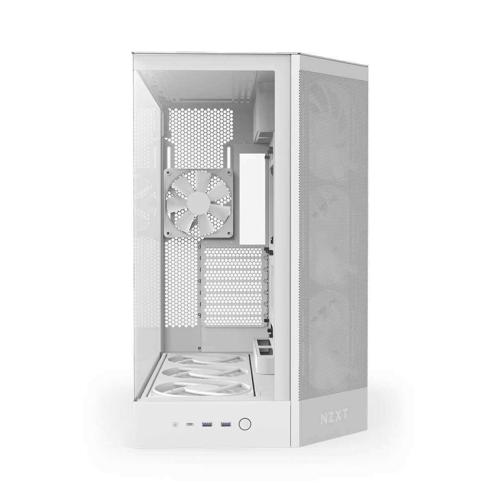 NZXT H9 Flow RGB+ (2025) White | パソコン工房【公式通販】