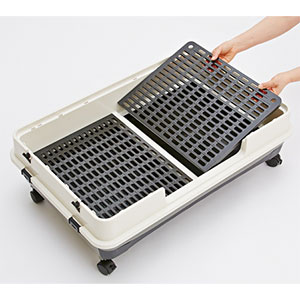 Add.Mate Lapin アドメイトラパン 掃除のしやすい広々ケージ ノワール