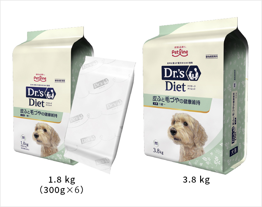皮ふと毛づやの健康維持｜Dr.'s（ドクターズ）| ペットライン