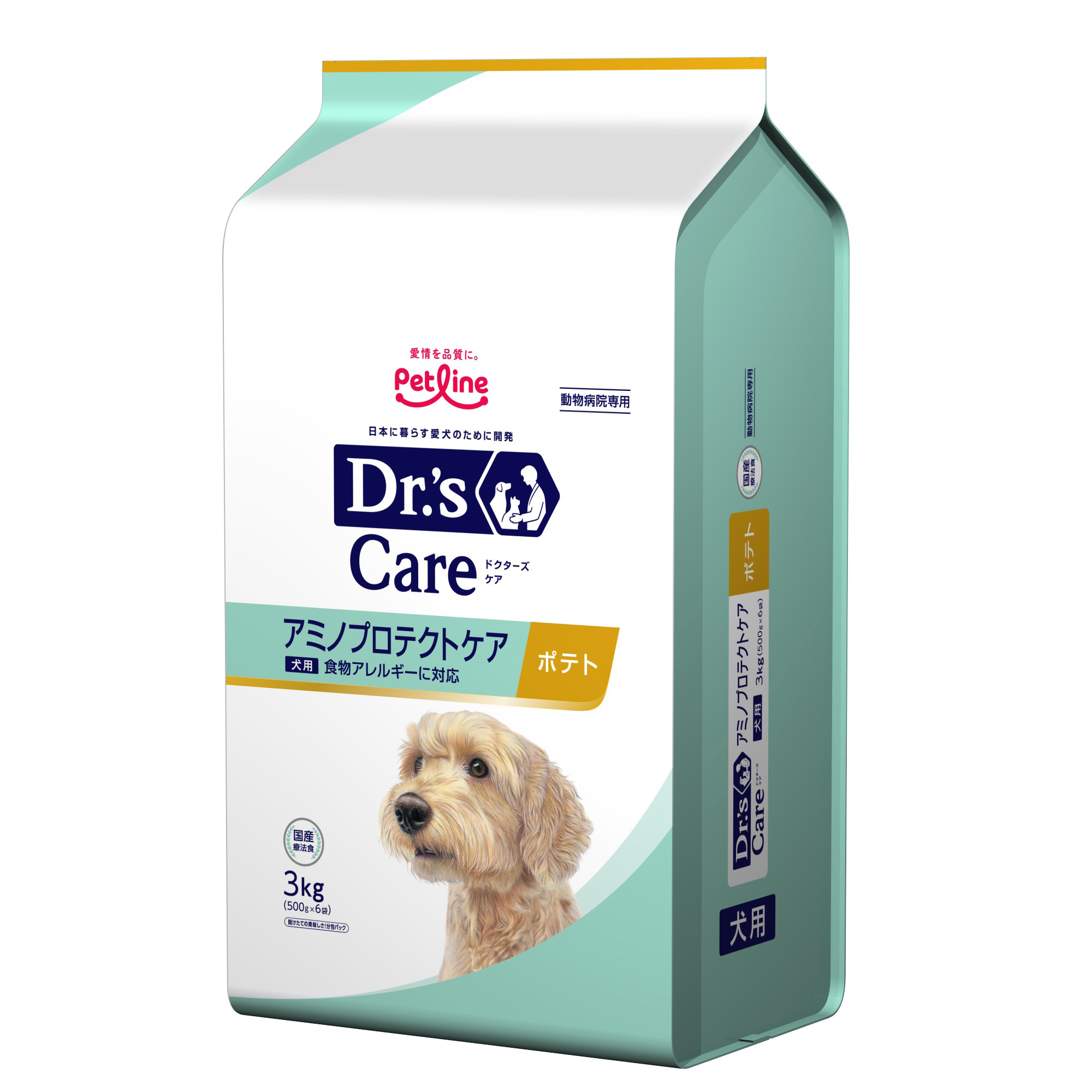ぴょん様ドクターズケア犬用療法食アミノプロテクトポテト3kg×2袋