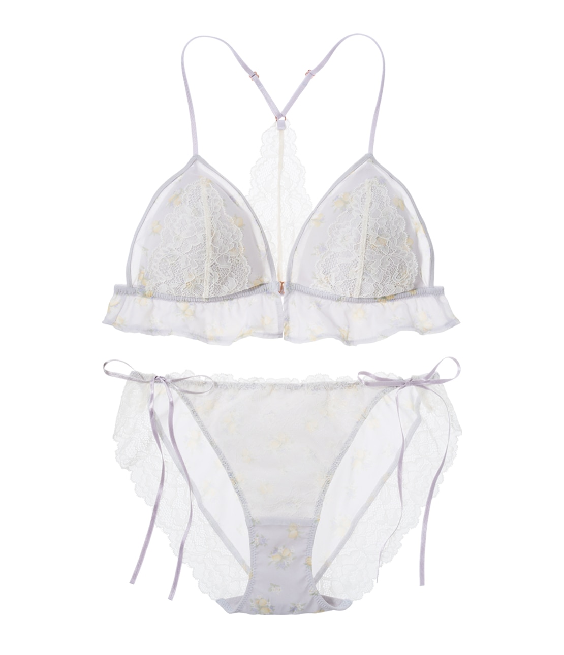 フルッティフローラルノンワイヤーブラセット(BC70 レモン): PEACH