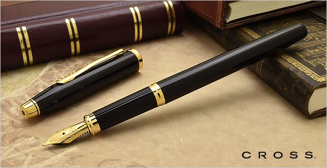 CROSS クロス 万年筆 筆記具 センチュリーII ブラックラッカー | ペン