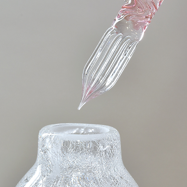 川西硝子 ガラスペン 硬質ガラスペン 細波（さざなみ） アウトサイド