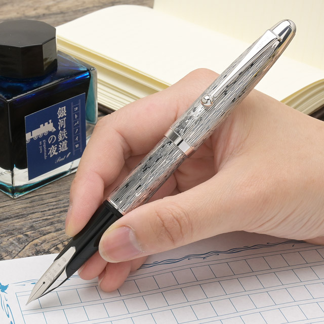 PILOT パイロット 万年筆 シルバーン FK-5MS-TU つむぎ | ペンハウス