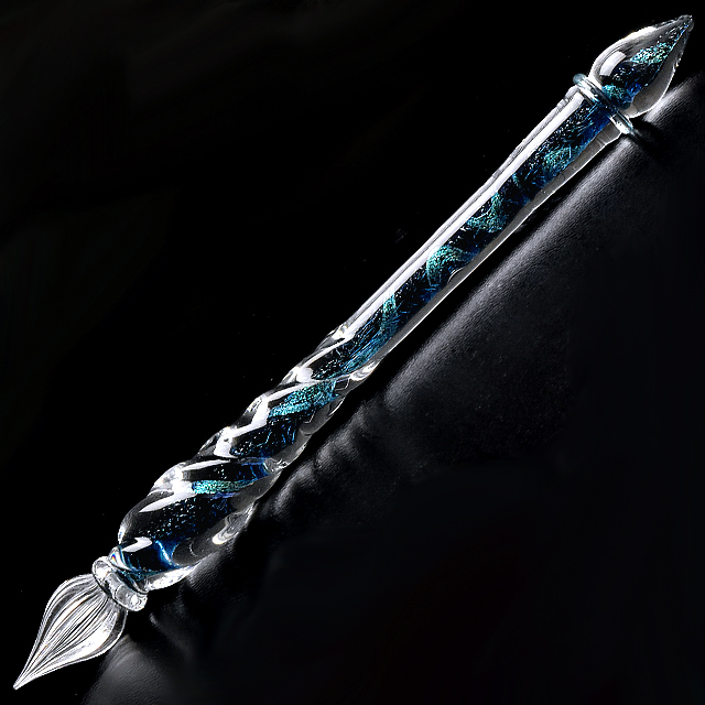 ガラスペン 銀河鉄道の夜 ガラス工房LUC Pent〈ペント〉ガラスペン by