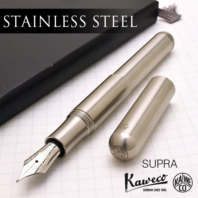 KAWECO カヴェコ 万年筆 スプラ SPFM-SS ステンレス | ペンハウス