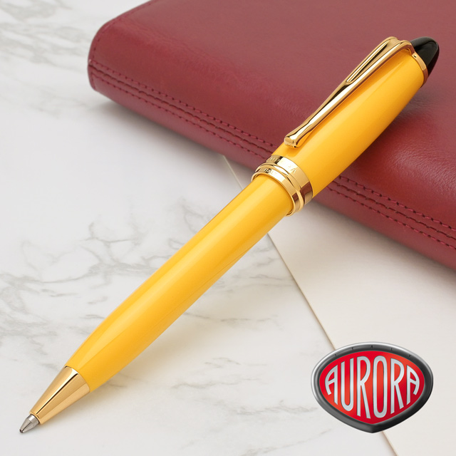 AURORA アウロラ 万年筆 イプシロン イエロー | ペンハウス