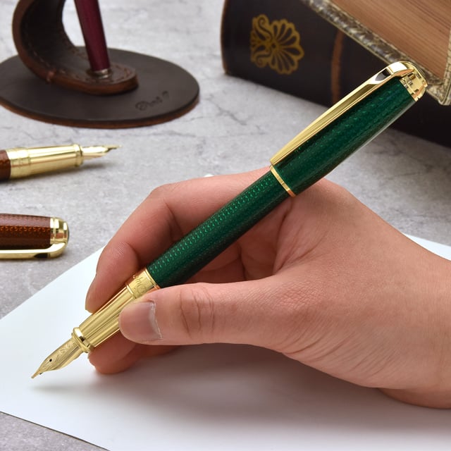 S.T Dupont エス・テー・デュポン 万年筆 New ラインD ラージ ギヨシェ