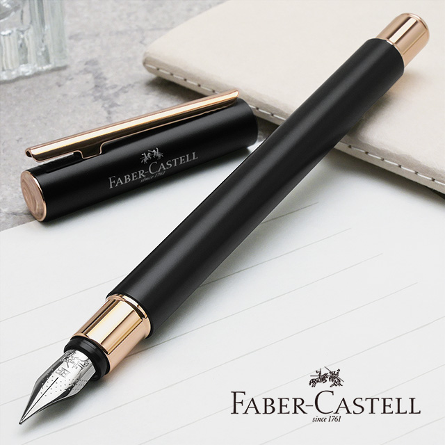 FABER-CASTELL（ファーバーカステル）万年筆 ネオスリム ブラック