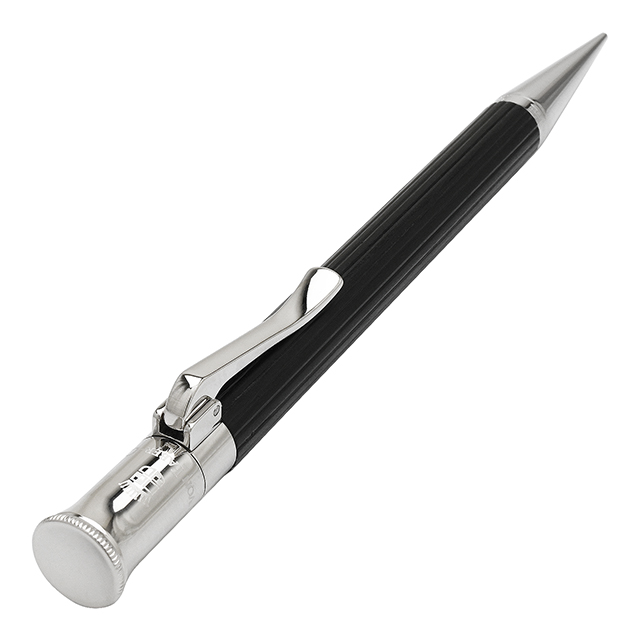 ファーバーカステル 万年筆 クラシック 伯爵 エボニー シルバーコート