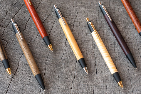 野原工芸 サペリ杢 スタンダードボールペン BP 野原工芸】サペリ杢