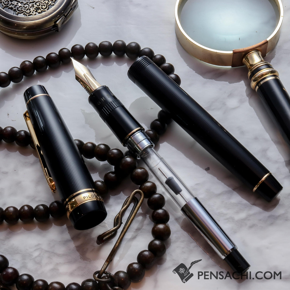 PILOT Justus 95 Fountain Pen - Stripe | PenSachi - Japan Limited