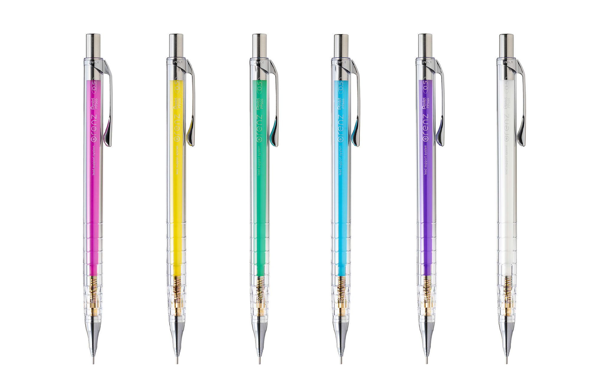 心躍るクリア×ビタミンカラーのシャープペン 2023年4月26日（水）より