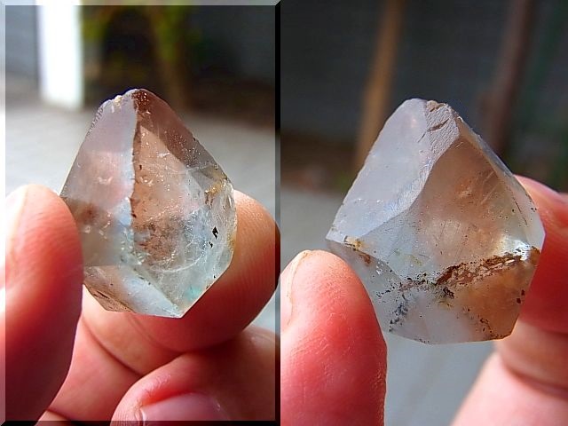 ウクライナ産バイカラートパーズ原石 64.2カラット - パーフェクト