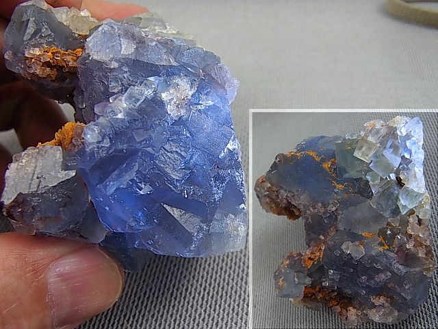 ドイツ・ブラックフォレスト（黒い森）産ブルーフローライト原石 243.6