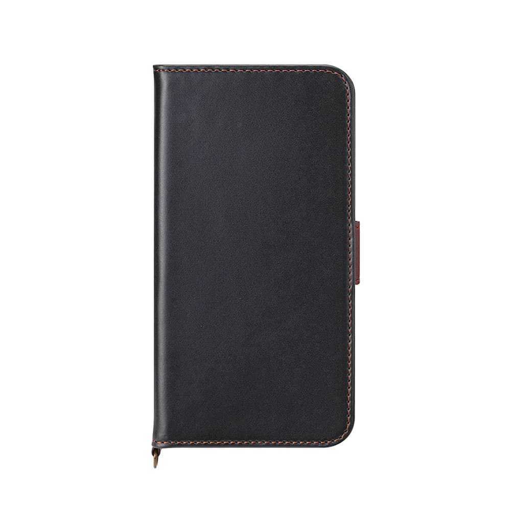 DEMUIブラックフリップ式ソフトケース iPhone12 2025年最新