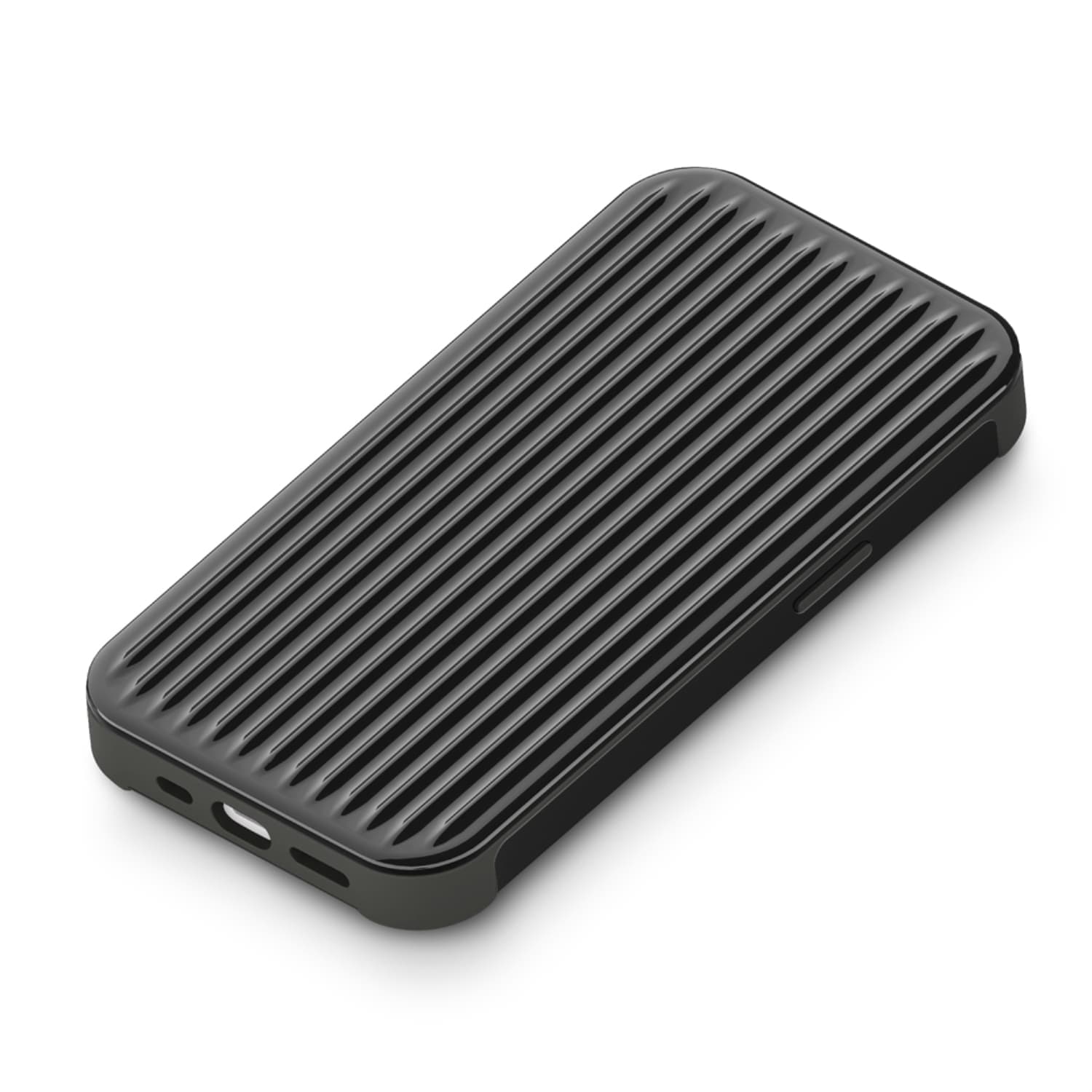 iPhone 14用 ハイブリッドフリップケース [ブラック]｜株式会社PGA