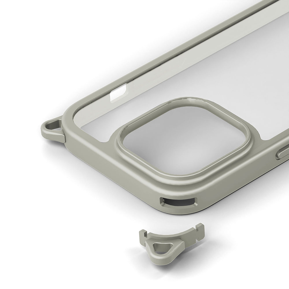 iPhone 15 Pro用 クリアタフケース [グレー]｜株式会社PGA