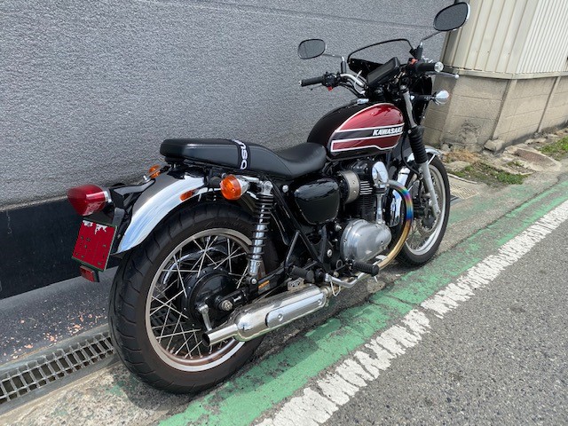 w400 W650 w800タンク W3 ペイント スムージング済 w400 W650 w800