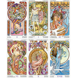 ニュー）アールヌーヴォータロット（新版）』（専用日本語解説付き