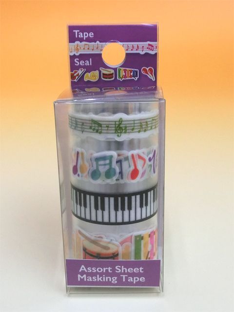 マスキングテープ (新品&中古) #4643マークス クリスマス 音符 楽譜