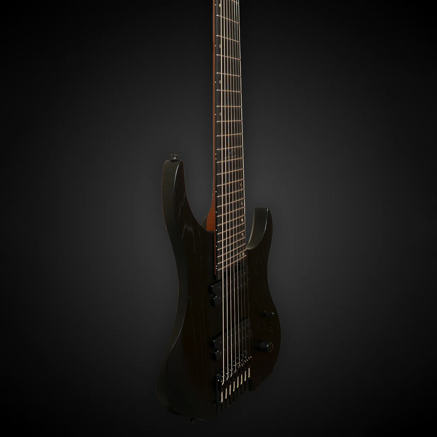Legator Ghost G8FP 8-String Multi-Scale Headless Guitar, Ebony