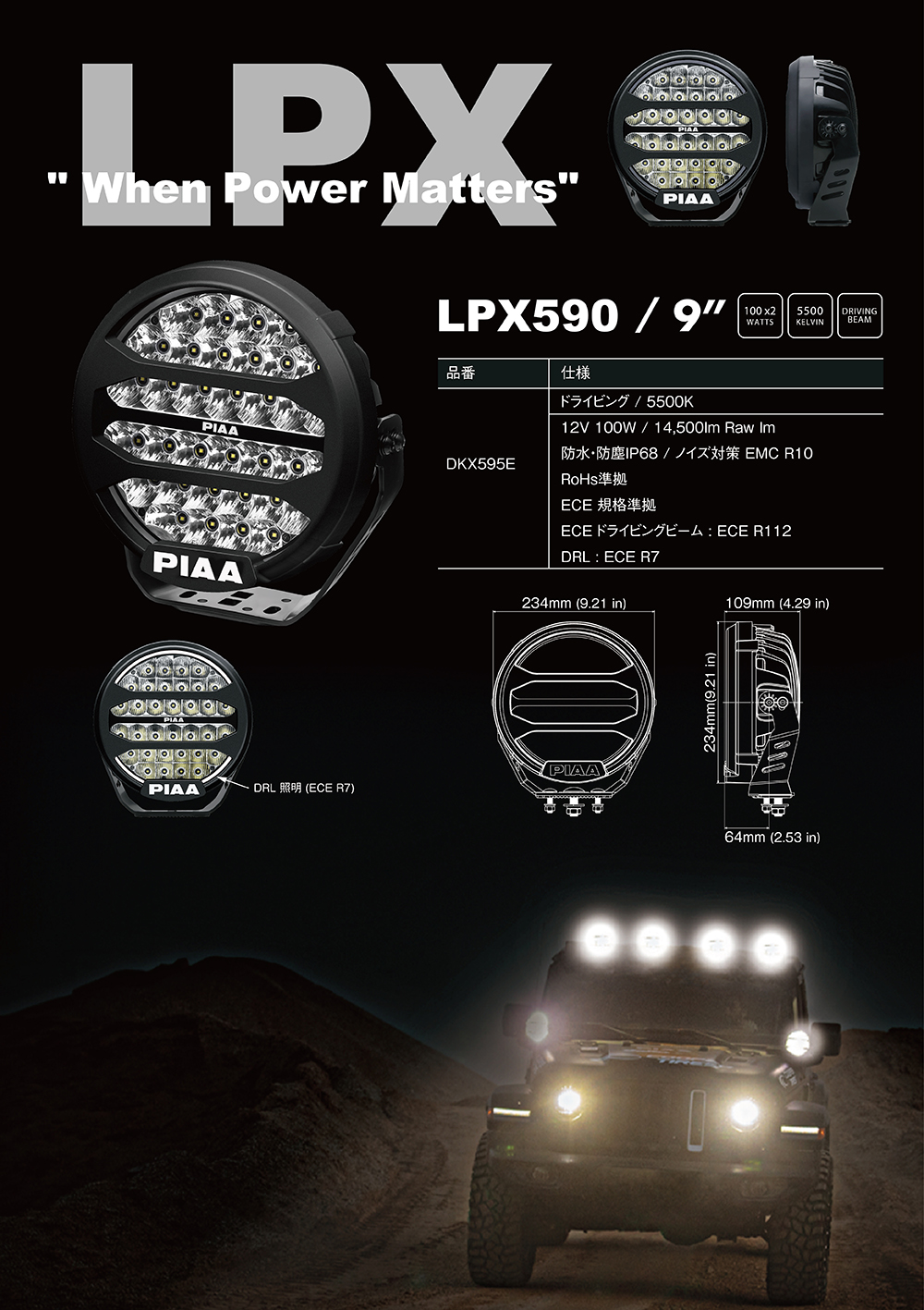 PIAA株式会社｜先進の低消費電力LEDランプがドライバーの安全視界を