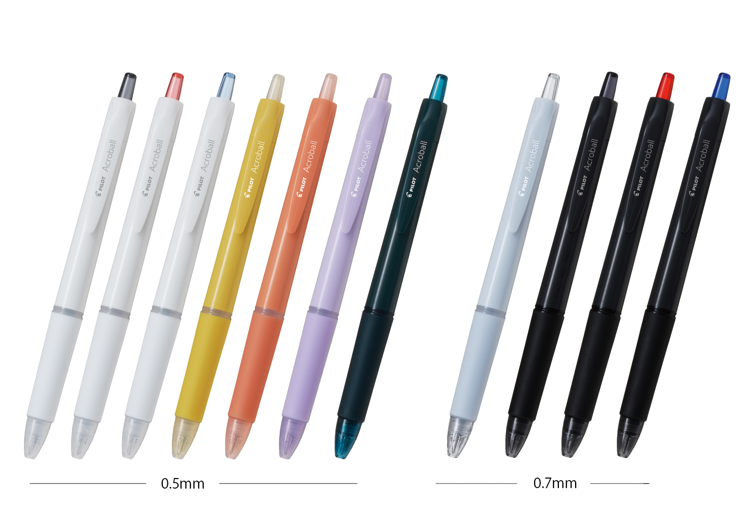 油性ボールペン『アクロボール』、『アクロボール4＋1』発売