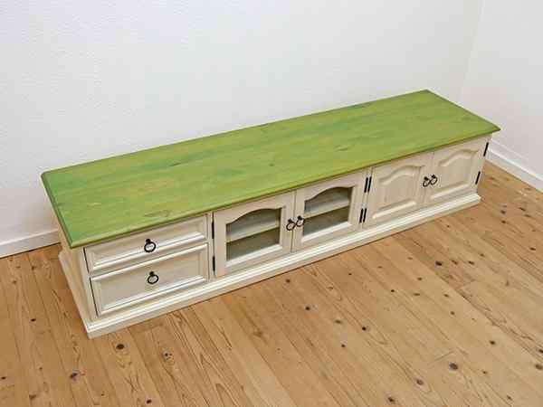 カントリーテレビボード｜フレンチカントリーテレビ台 白｜パイン