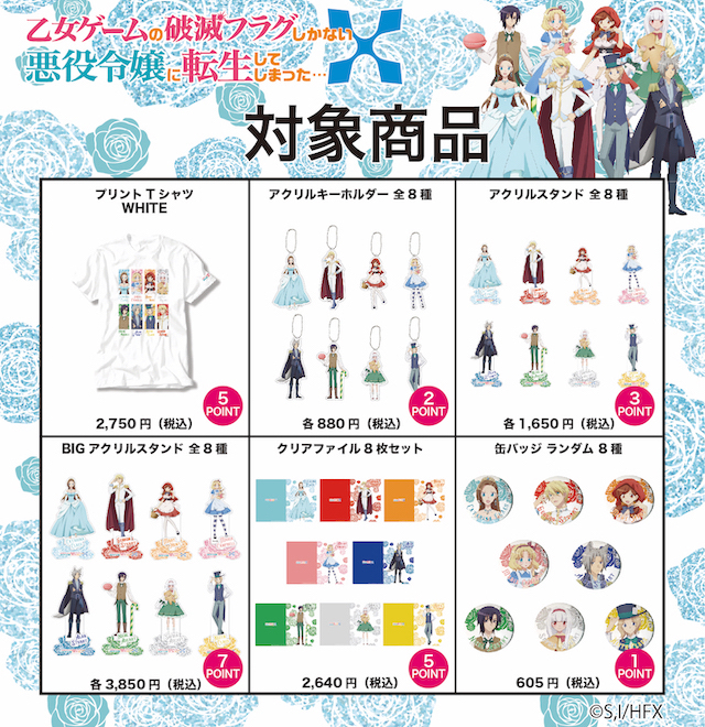 TVアニメ『乙女ゲームの破滅フラグしかない悪役令嬢に転生してしまった