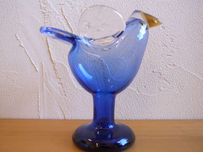 イッタラ バード 脚付きシエッポ クリアブルー オイバ・トイッカ