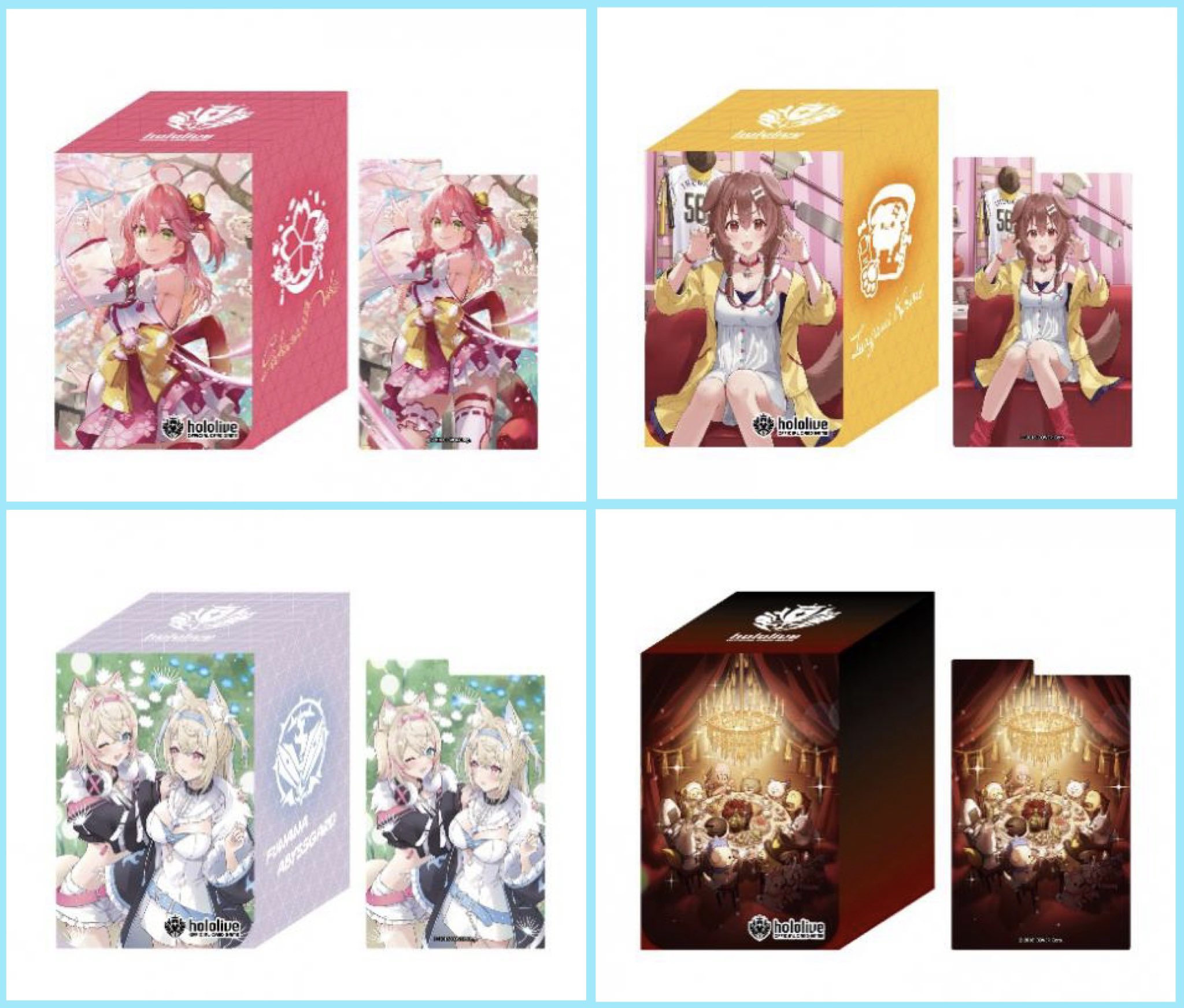 戌神ころね 猫又おかゆ スリーブ デッキケース 戌神ころね 猫又おかゆ