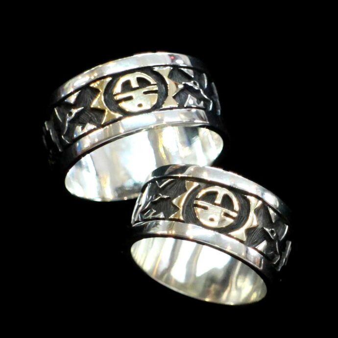 ホピ族 アルビン・テイラー氏新作インディアンジュエリー