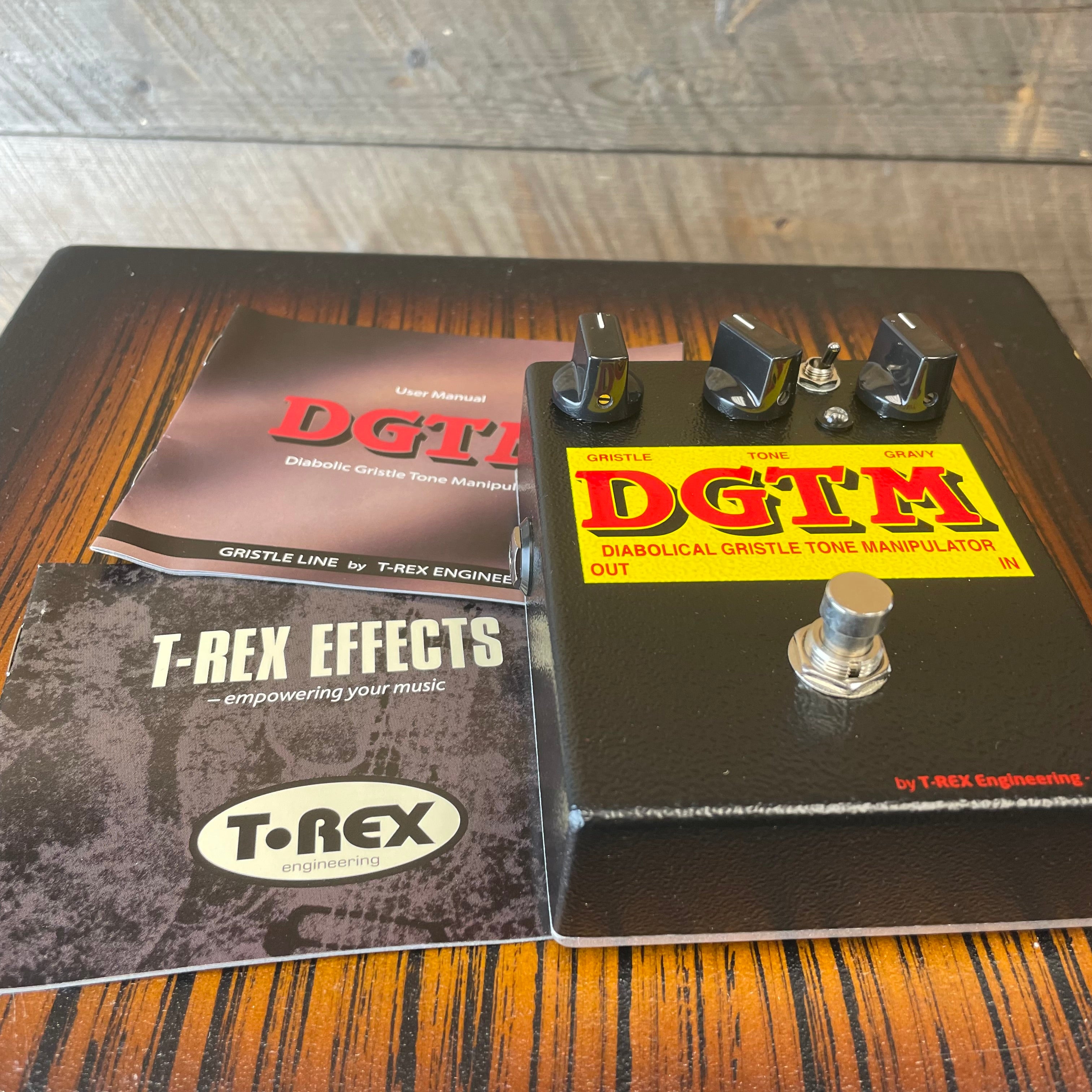 T-Rex DGTM Diabolical Gristle Tone Manipulator Overdrive nos 2010s