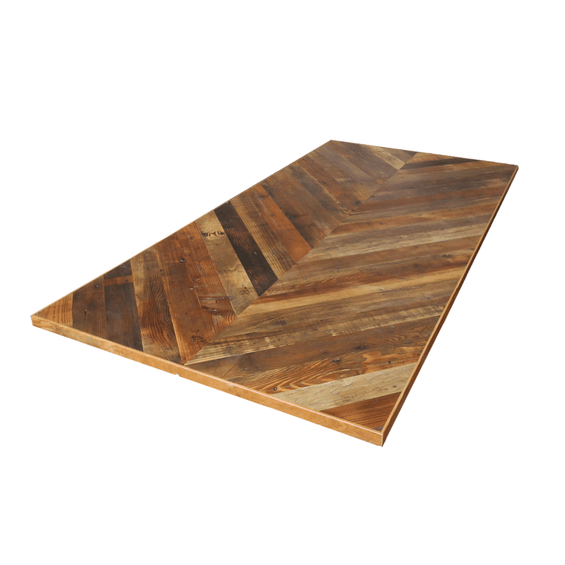古材天板 ヘリンボーン1500×750 | PS-TT008-06-G005 | テーブル天板