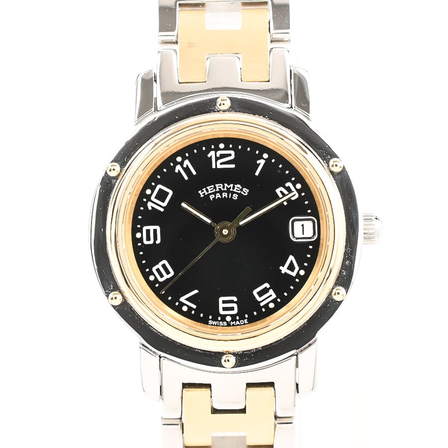 エルメス◇クリッパー◇レディース◇約12mm幅◇2連コマ◇CL4.220