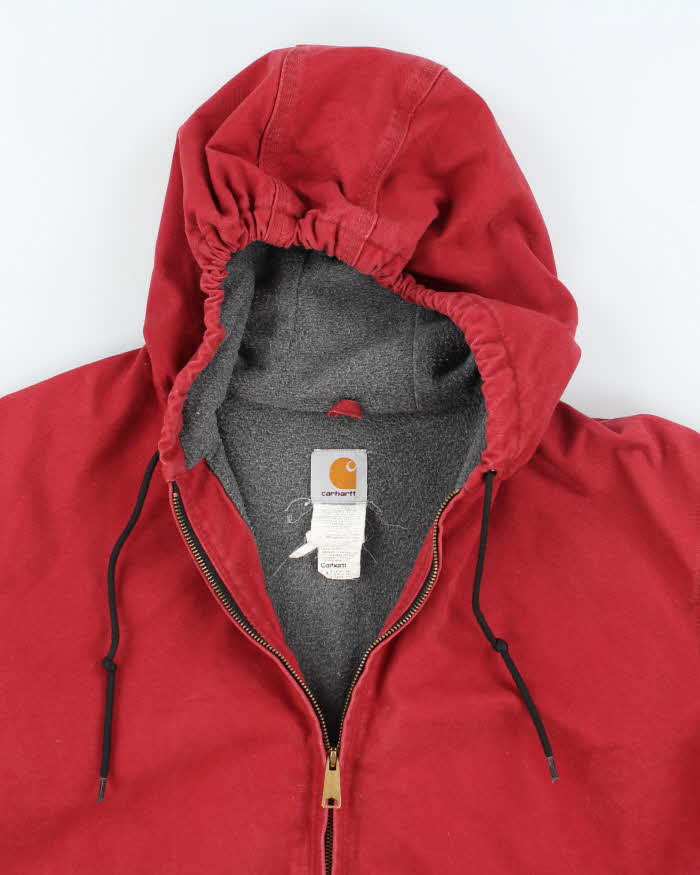 Vintage Carhartt Insulated Hooded Workwear Active Jacket - XL – Rokit