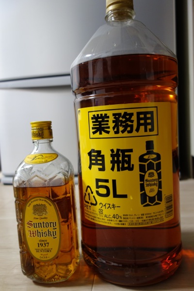 角 角ウイスキー ハイボール 5L 人気 サントリー 業務用 特製 角 40度