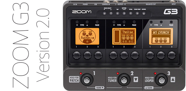 DTM&ギター初心者におすすめ。値段の安いマルチエフェクター ZOOM G3