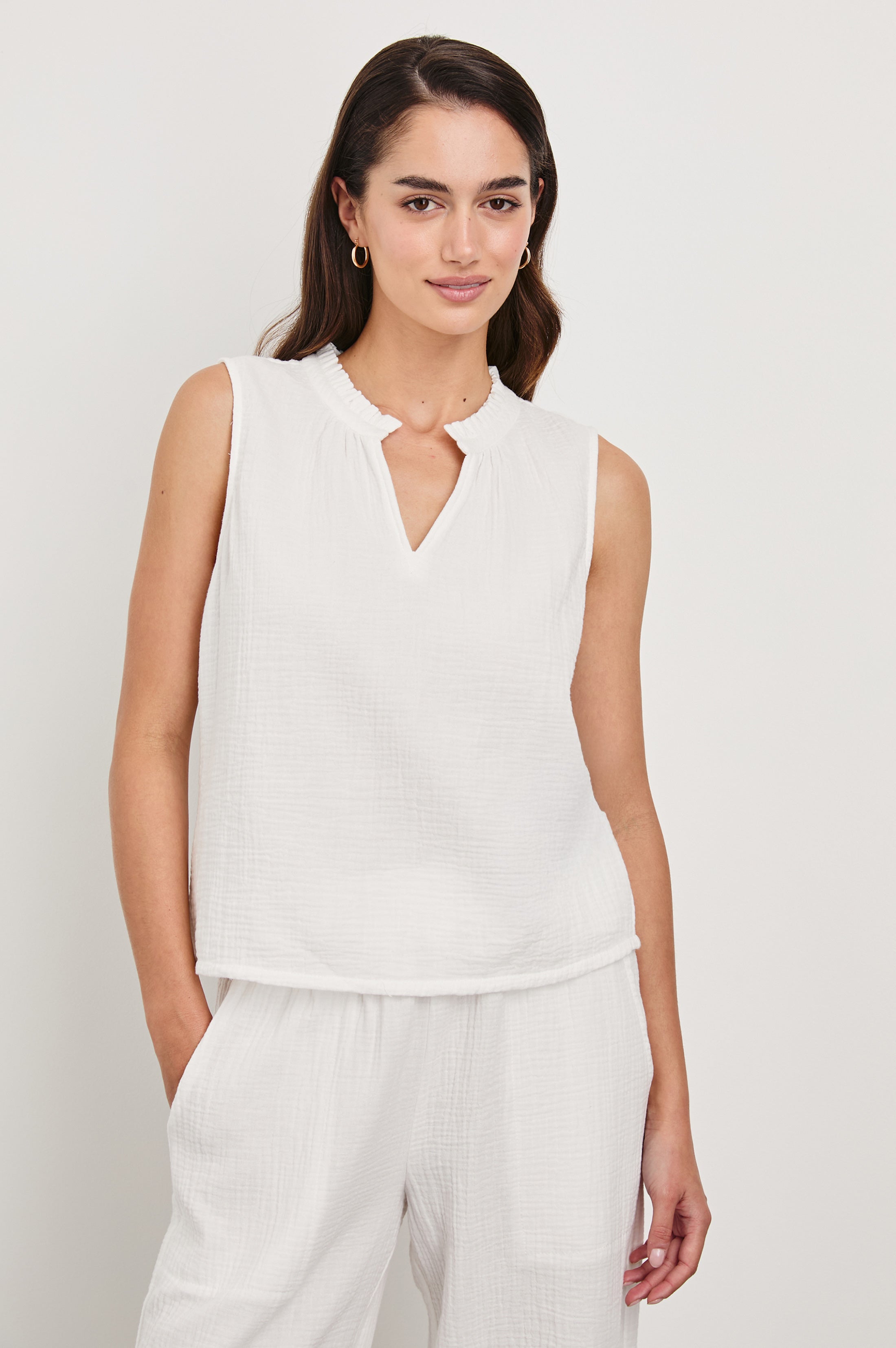 CHRISTY TOP - WHITE – Rails