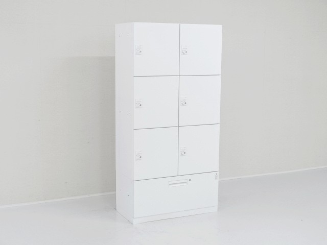 中古｜コクヨ｜エディア｜6人用ユニットパーソナルロッカー（ダイヤル