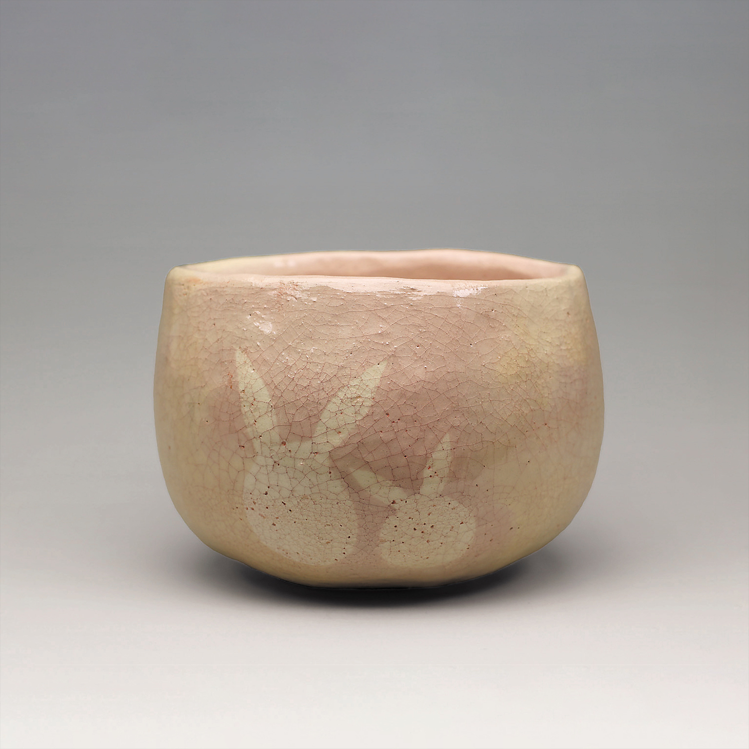 ◇萬福堂楽入作 紅楽「卯」茶盌◇ | 吉村楽入