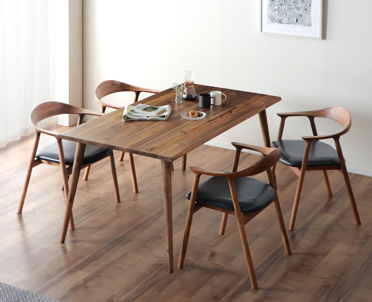 木製ダイニングテーブルセット ダイニングテーブルセット ①