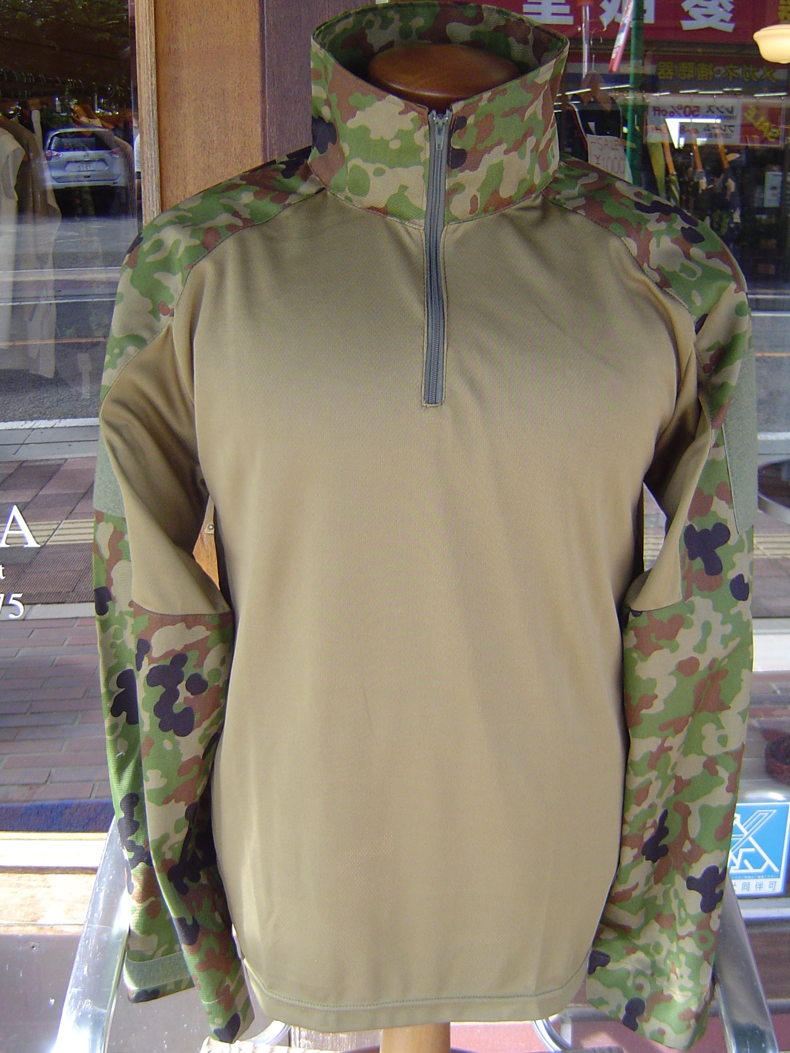 陸自迷彩 OTSコンバットシャツ Mサイズ 自衛隊 陸自迷彩 OTSコンバット
