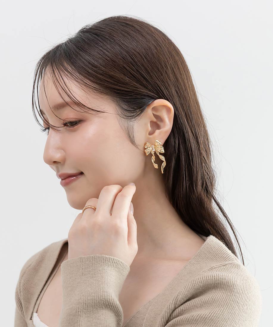 SALE】【Holiday Collection】リボンモチーフピアスRANDA公式サイト